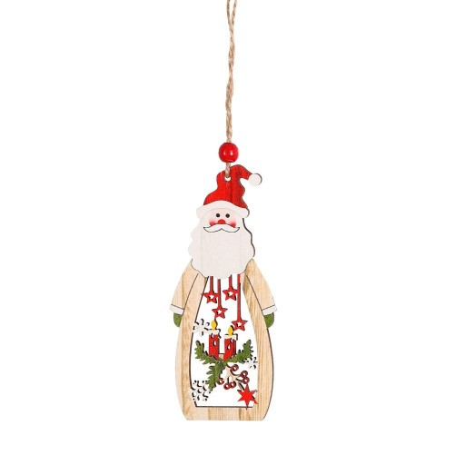 Kerst houten ornament A1