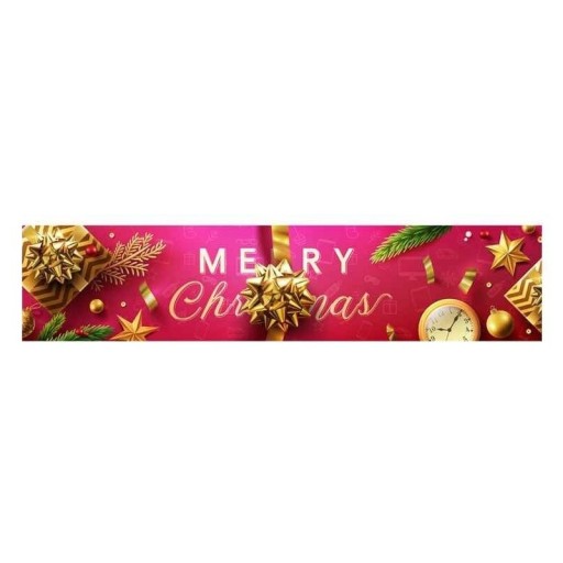 Kerstbanner 180 x 40 cm