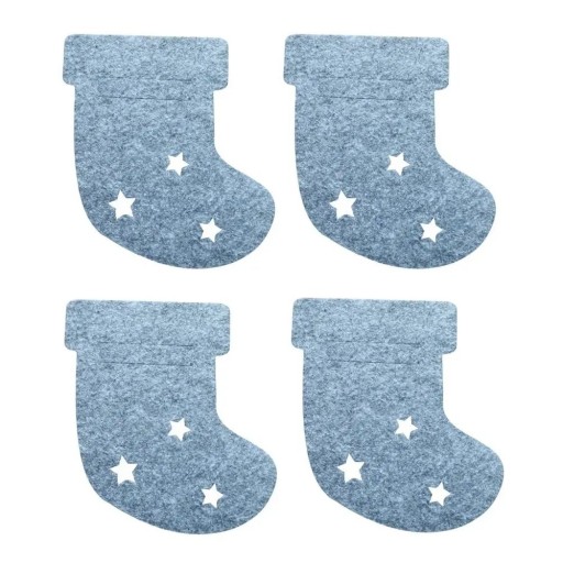 Kerstbestekkoffer - sok 4 stuks