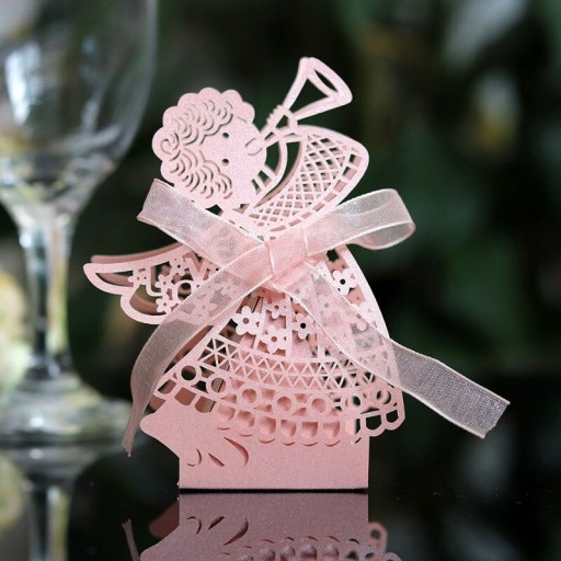 Kerstcadeaudoos met engel 10 stuks