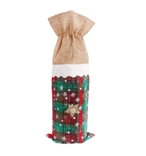 Kerstcadeauverpakking voor fles J3465