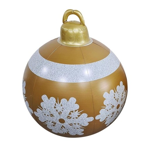 Kerstdecoratie opblaasbaar ornament 60 cm