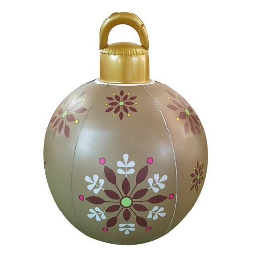 Kerstdecoratie opblaasbaar ornament 60 cm
