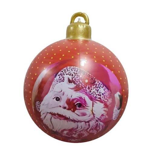 Kerstdecoratie opblaasbaar ornament 60 cm P4037