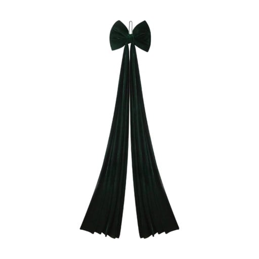 Kerstdecoratieve grote strik 200 x 40 cm Decoratieve strik voor deuren en gevels Feestelijke kerstaccessoire voor winterdecoratie