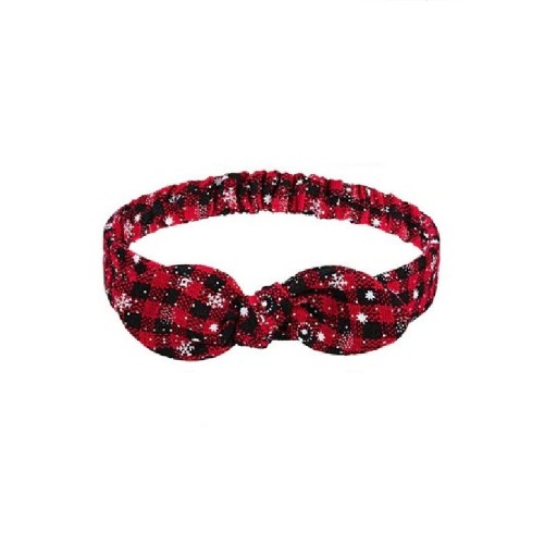 Kersthoofdband met strik