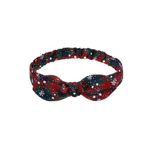 Kersthoofdband met strik
