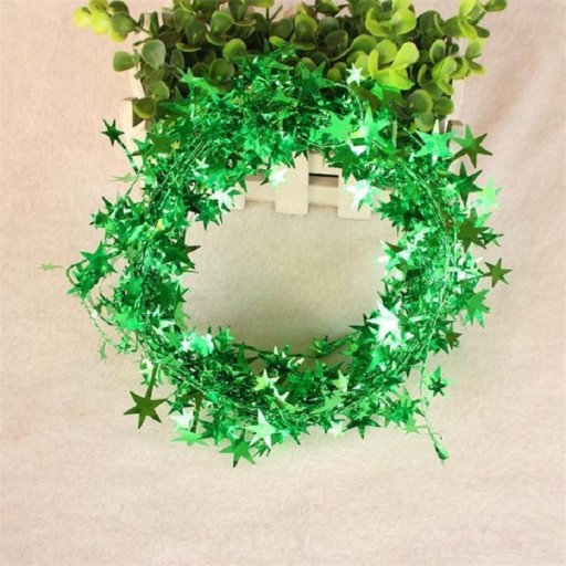 Kerstketting met sterren 7 m