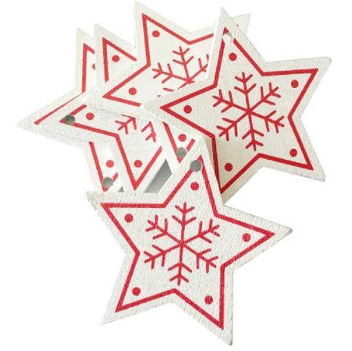 Kerststervormige decoratie J3470