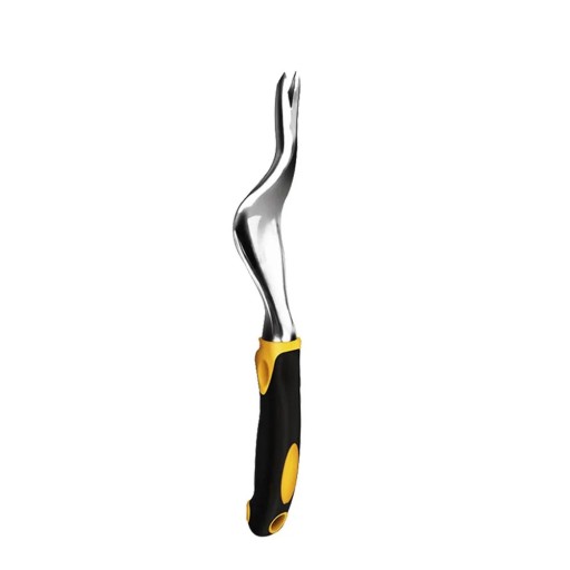 Kerti gyomeltávolító kézi eszköz rozsdamentes acélból, korrózióálló, masszív ergonomikus markolattal a gyomok eltávolításához a virágágyásokból