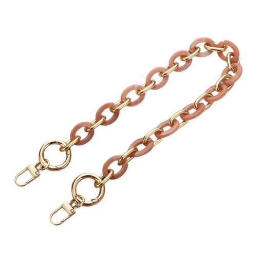 Kettenriemen für Handtaschen 40 cm Metallkette für Handtaschen Ersatz Schulterkette für Taschen Eleganter Metallriemen mit Karabinern