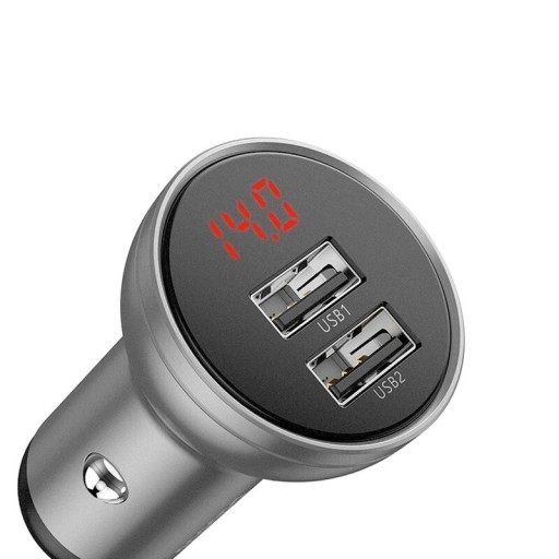 Kettős USB 24 W-os autós töltő