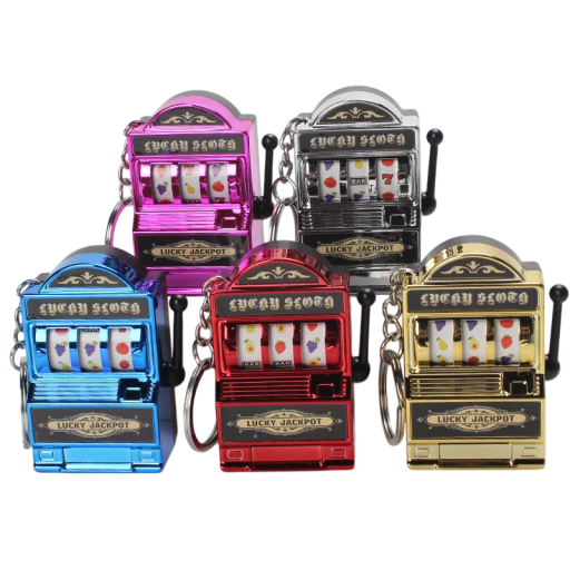 Keyring in the Shape of a Fruit Machine Mini Toy Stress Relief Decoration Cute Accessory for Backpack Gift for Children and Adults