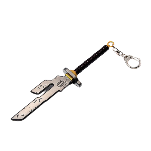 Keyring Sword Keychain Knife Samurai Sword 13 x 4.5 x 2.3 cm