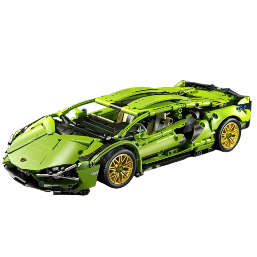 Kilpa-auton rakennussarja 1280 osaa Taittuva auto 36 x 8,5 x 16,5 cm