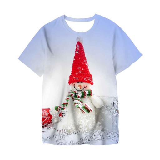 Kinder T-shirt met kerstmotief T2552