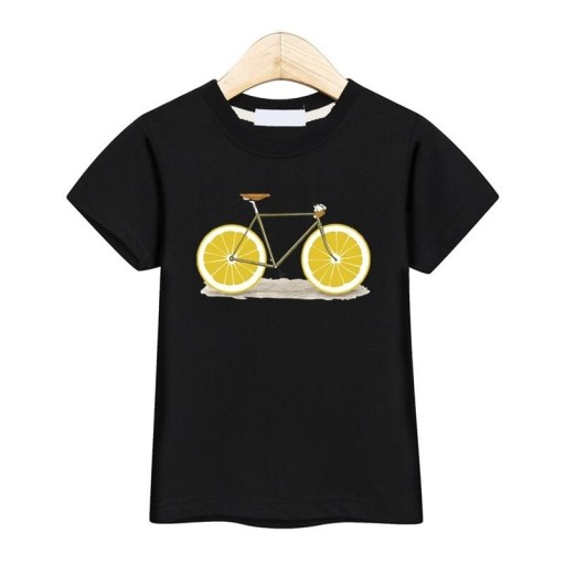 Kinder-T-Shirt mit Fahrrad