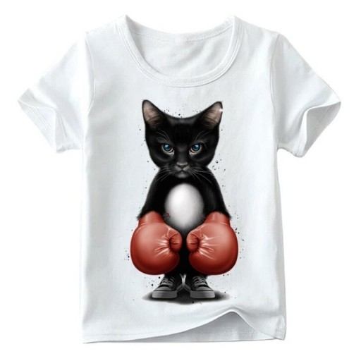 Kinder-T-Shirt mit Katze B1508