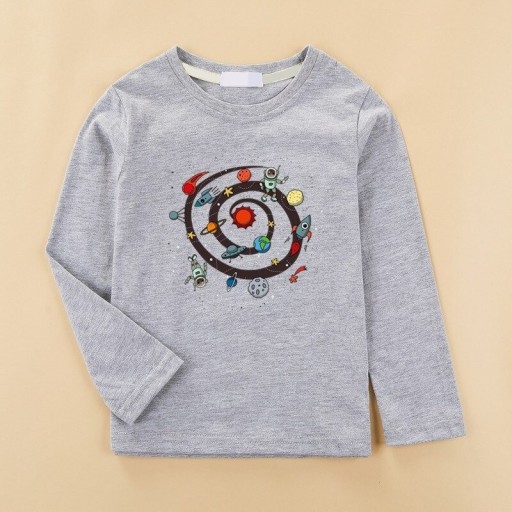 Kinder-T-Shirt mit langen Ärmeln B1599