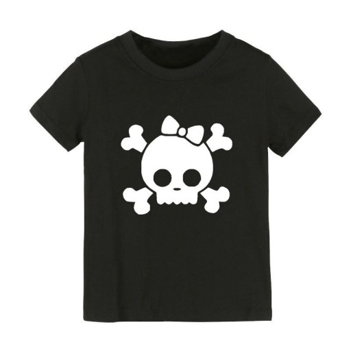 Kinder-T-Shirt mit Totenkopf
