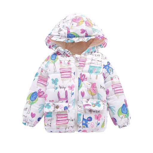 Kinder-Winterjacke mit Aufdruck J1870