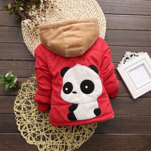 Kinder-Winterjacke mit Panda J1869