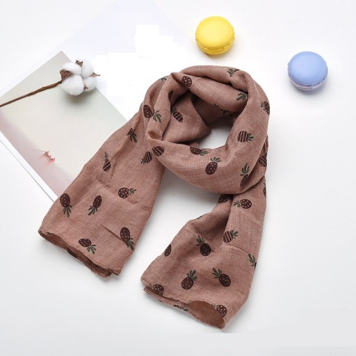 Kinder-Winterschal mit Ananas J3136