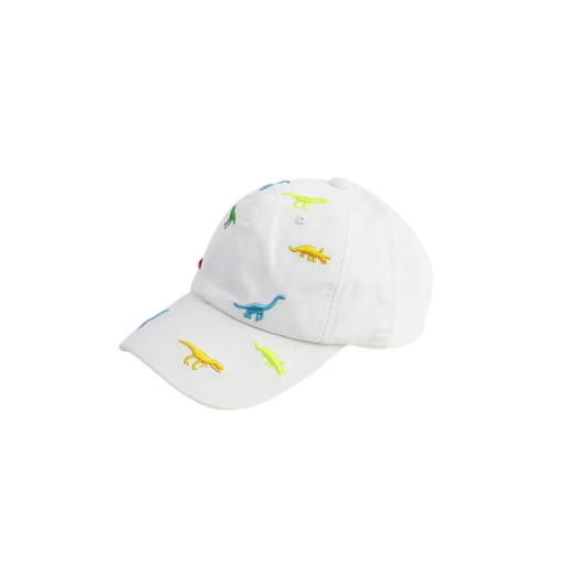 Kinderen pet met dinosaurussen borduursel Maat ongeveer 50 cm Voor kinderen van 1–3 jaar Verstelbare zomerpet met klep Katoen polyester