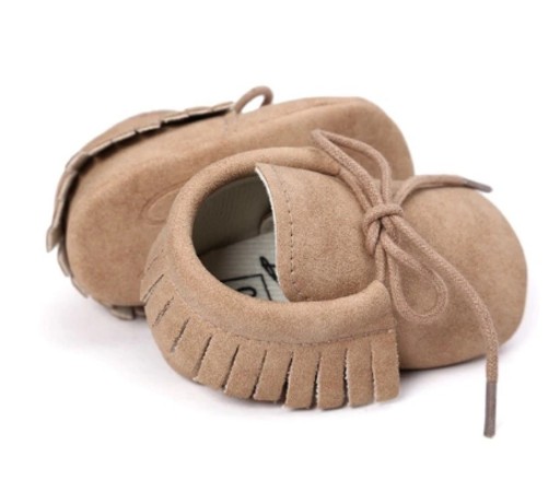 Kinderleren pantoffels A479