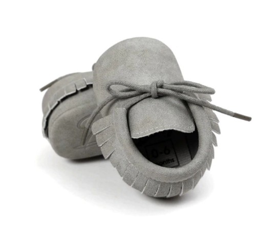 Kinderleren pantoffels A479