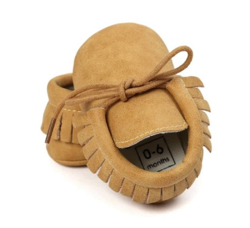 Kinderleren pantoffels A479