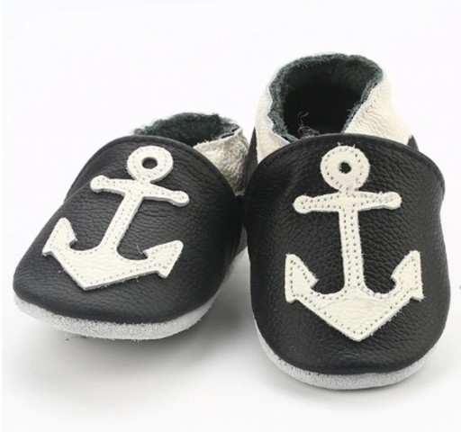 Kinderleren pantoffels A480