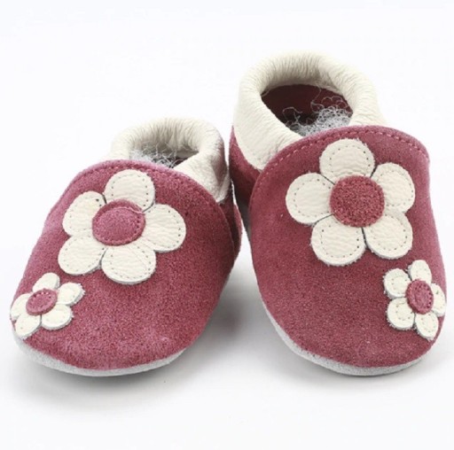 Kinderleren pantoffels A486