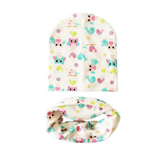 Kindermuts met halsdoek Emma