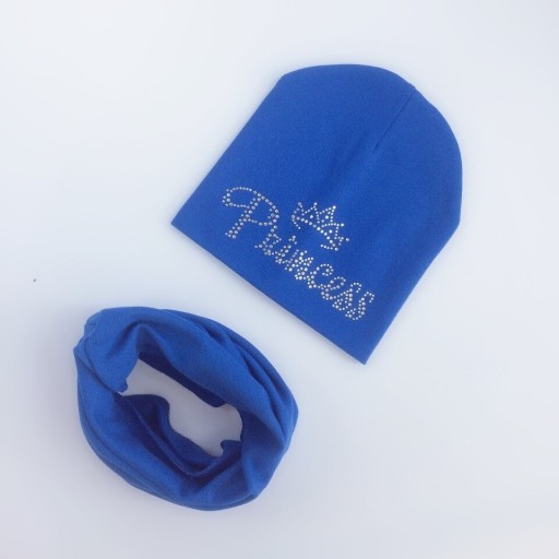 Kinderset aus Mütze und Schal Princess