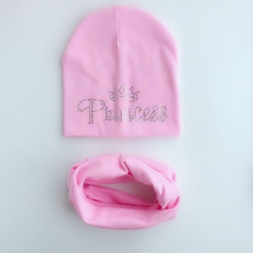 Kinderset aus Mütze und Schal Princess