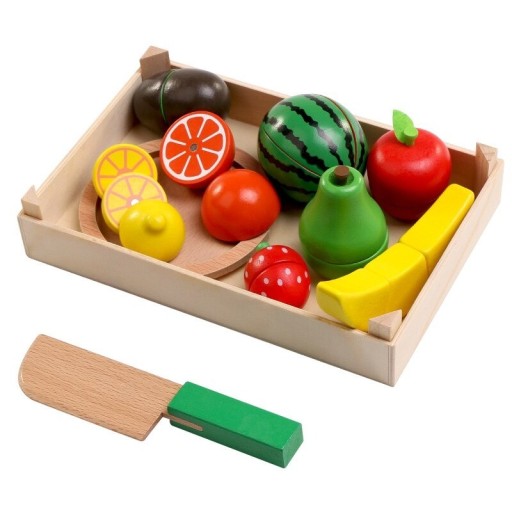 Kinderset met fruit en groenten