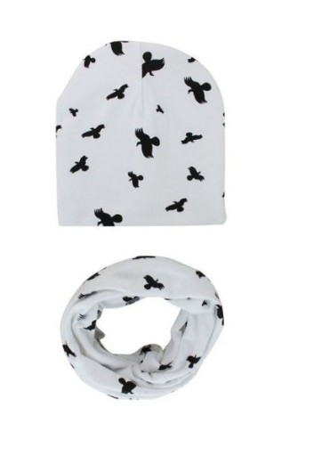Kinderset - muts en halsdoek - dierenmotieven
