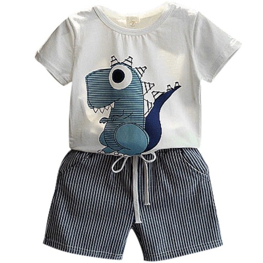 Kinderset - T-shirt en korte broek - Dinosaurus