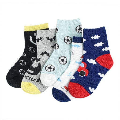 Kindersocken mit Motiv - 5 Paar
