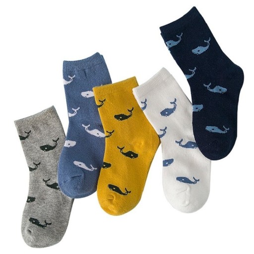 Kindersocken mit Motiv - 5 Paar