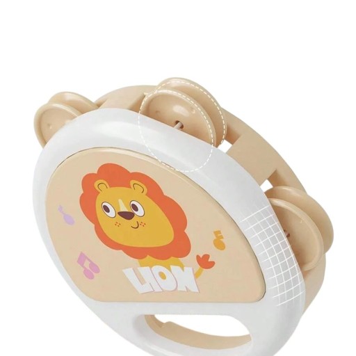Kindertambourine 13,5 x 1,5 cm Plastic ritmisch speelgoed Muziekinstrument voor kinderen Ondersteuning van ritme Motorische ontwikkeling Speelse drumming voor kleine muzikanten