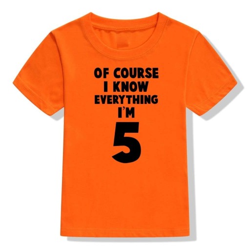 Kinderverjaardags-T-shirt B1504