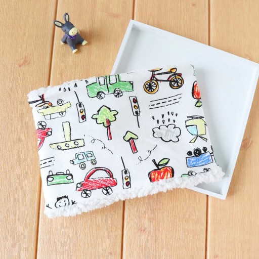 Kinderwinterhalsdoek met prints J604