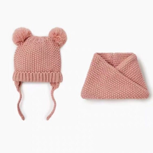 Kinderwintermuts en nekwarmer A394