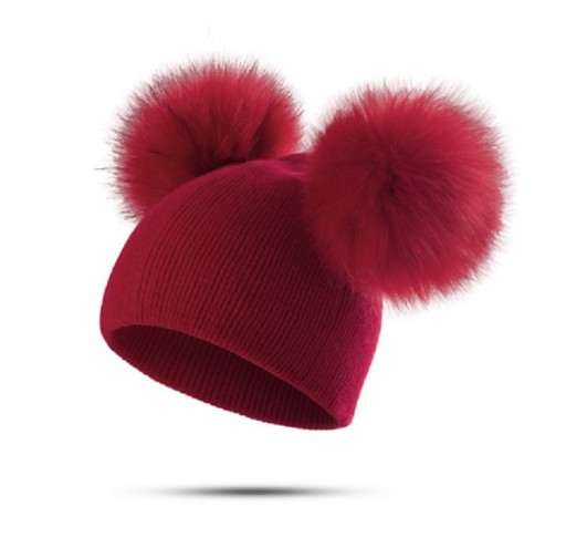Kinderwintermuts met oren J2871