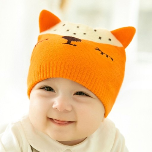 Kinderwintermuts met oren