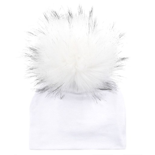 Kinderwintermuts met pompons J3027