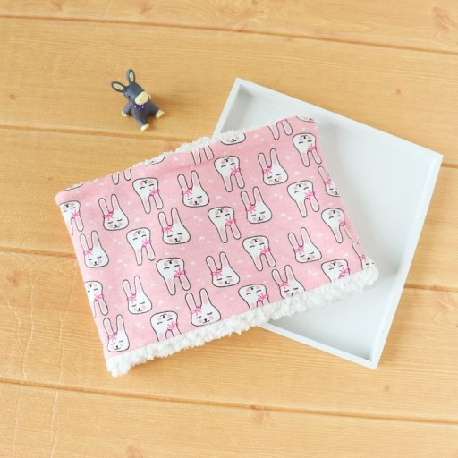 Kinderwinternekwarmer met dierenprint J603