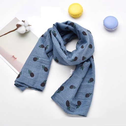 Kinderwintersjaal met ananas J3136